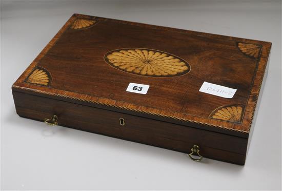 An inlaid artists box